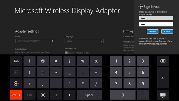 update display adapter